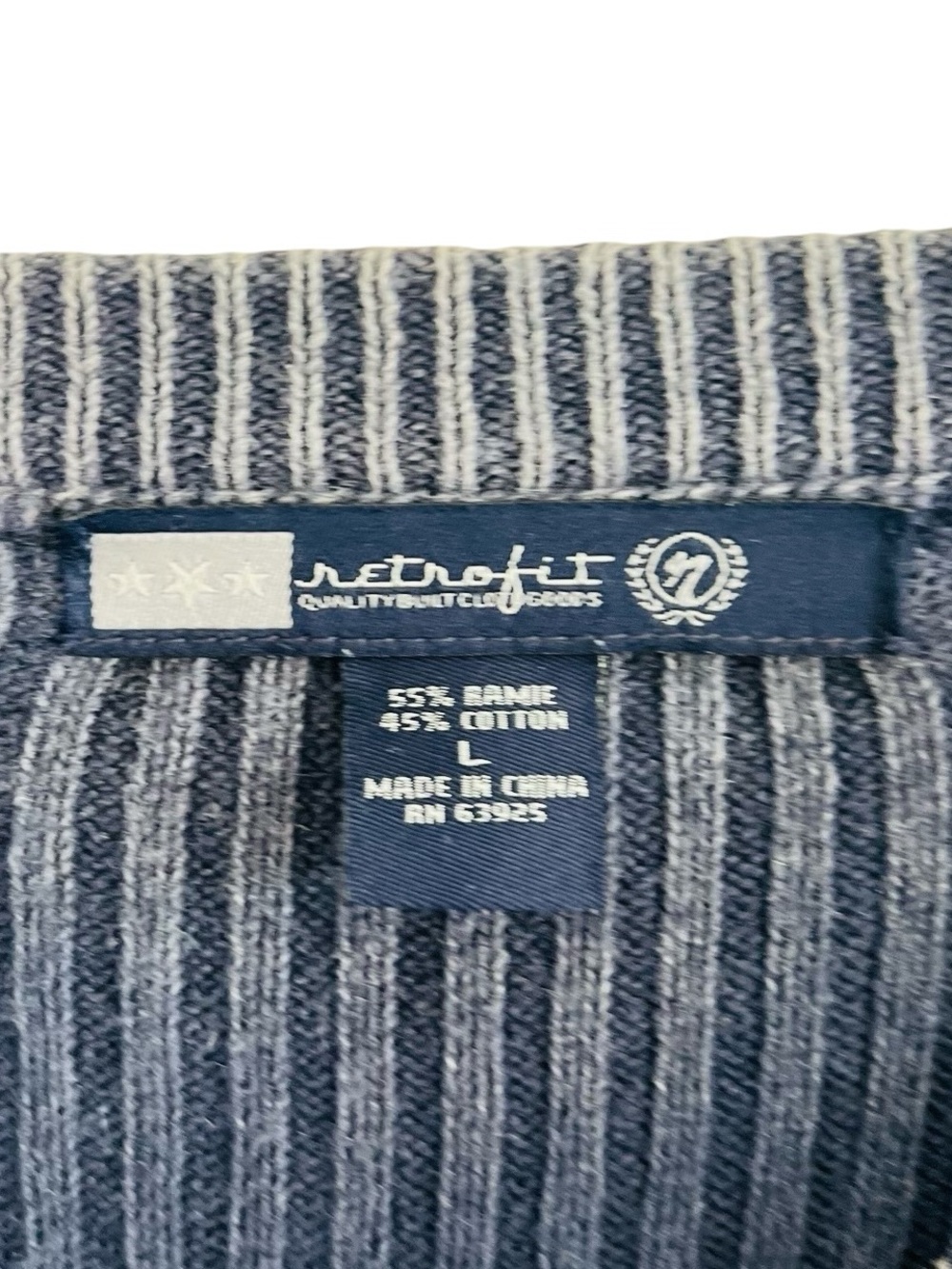 Retrofit Ribbed Crewneck Sweater View 4